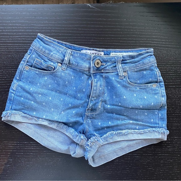 PACSUN Denim High-Waisted Shorts - Picture 1 of 5